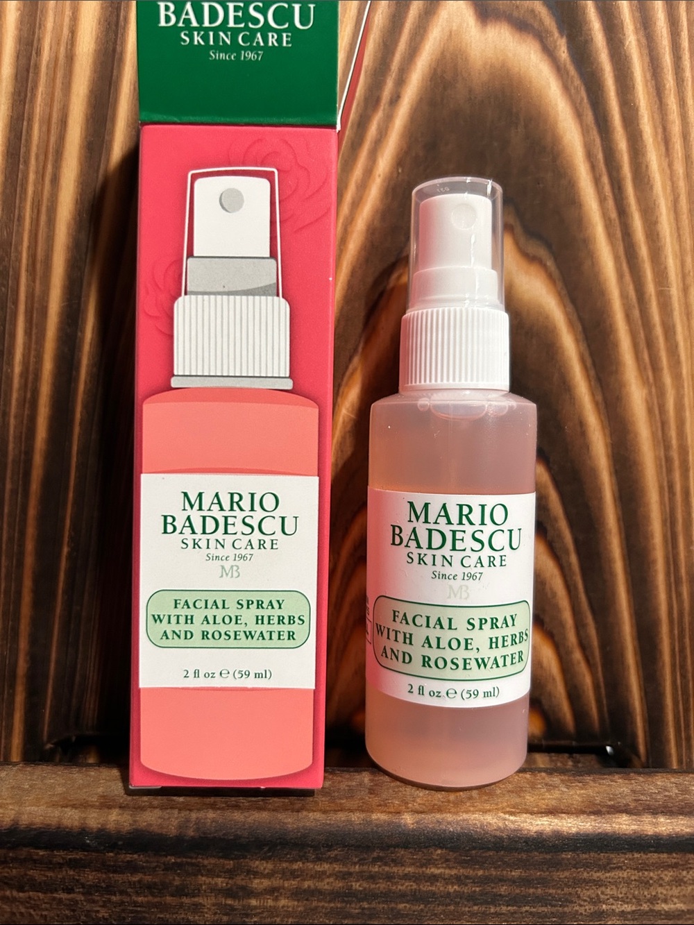 Mario Badescu Pink Facial Spray Mist with Aloe, Herbs & Rosewater